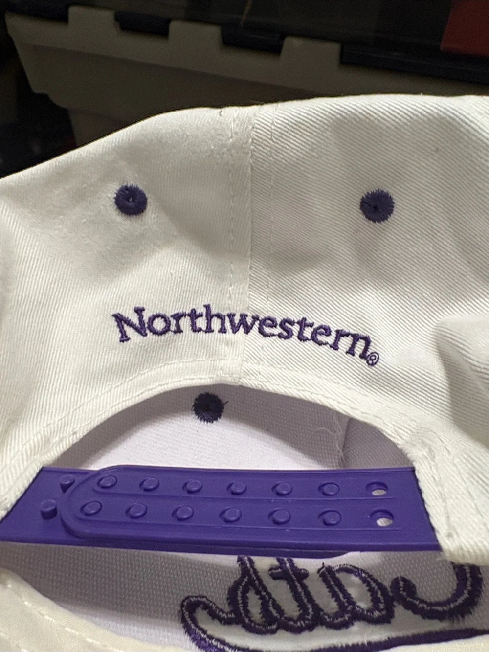 Northwest 'Cats' Two-Tone Baseball Cap - White & Purple